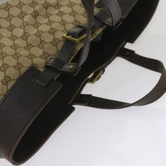 GUCCI GG Canvas Hand Bag Beige 106251 Auth ep3361 - Picture 7 of 16
